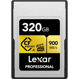 Lexar Cfexpress Pro Gold R900/w800 Vpg400 320gb Type A 320gb Cfexpress-korttype A Pci Express