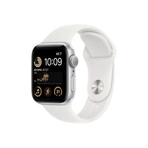 Apple Watch Se Gps 40mm Silver Aluminium Case With White Sport Band
