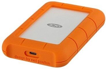 LaCie Rugged Usb-c 5tb Oransje, Sølv