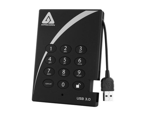 Apricorn Aegis Padlock 2tb Svart