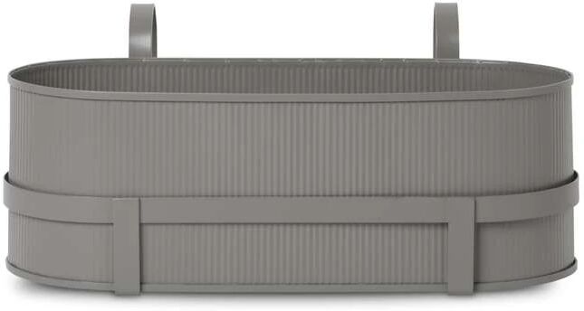 Ferm Living Bau Balcony Box Warm Grey - Ferm Living  grå  200 mm+450 mm