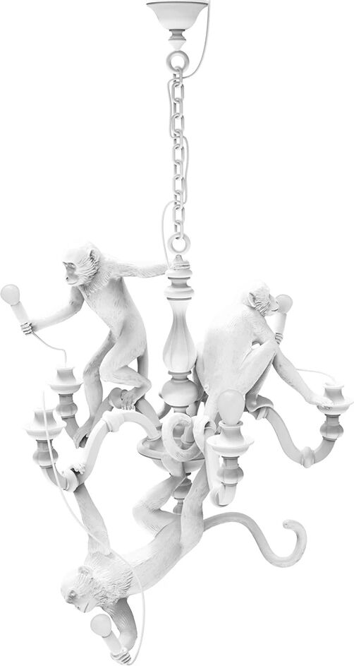 Seletti Monkey Chandelier Hvit - Seletti  hvit  800 mm