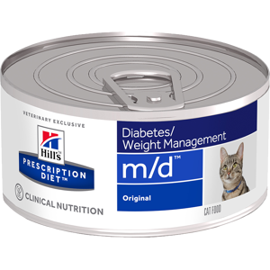 Hill's Prescription Diet m/d Våtfôr til katt med Lever 24x156 g