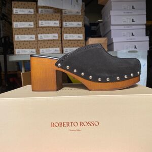 Roberto Rosso - Clogs Suede Black 40 Sort female Roberto Rosso - Clogs Suede Black 40 Sort female