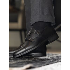 Gregers - Monkstrap Black Sort storrelse 45 male Gregers - Monkstrap Black Sort storrelse 45 male