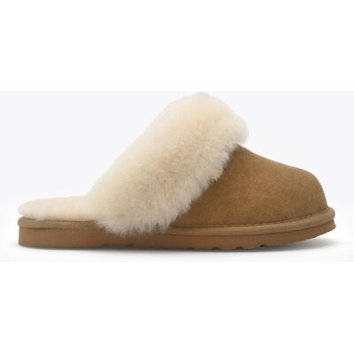 Roberto Rosso Sheepskin Slipper Cognac Cognac storrelse 36 female Roberto Rosso Sheepskin Slipper Cognac Cognac storrelse 36 female