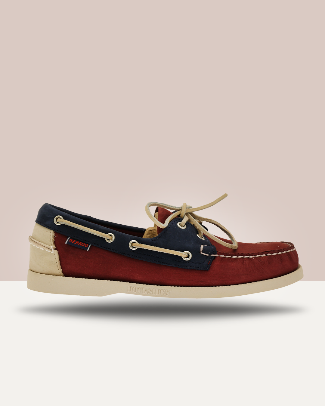 Sebago - Spinnaker Wine/ Navy / Beige Nubuk 43