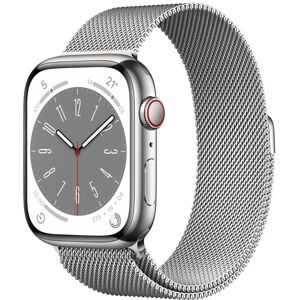 Apple Watch 8 45mm Milanese Loop, Sølv