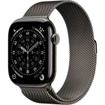 Apple Watch 11 Titan Milanese Loop 46mm, Skifer Apple Watch 11 Titan Milanese Loop 46mm, Skifer