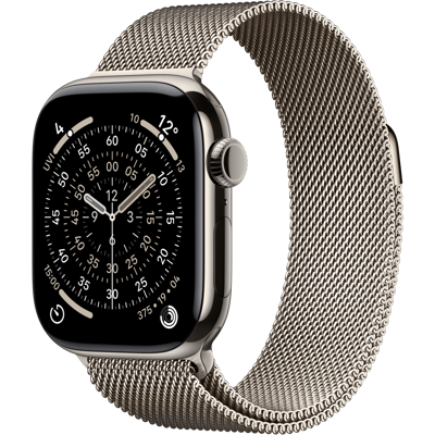 Apple Watch 11 Titan Milanese Loop 42mm, Naturlig Apple Watch 11 Titan Milanese Loop 42mm, Naturlig