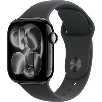Apple Watch 11 Aluminium Sport Band M/l 42mm, Gagatsvart Apple Watch 11 Aluminium Sport Band M/l 42mm, Gagatsvart