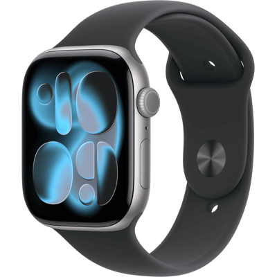 Apple Watch 11 Aluminium Sport Band M/l 46mm, Stellargrå Apple Watch 11 Aluminium Sport Band M/l 46mm, Stellargrå