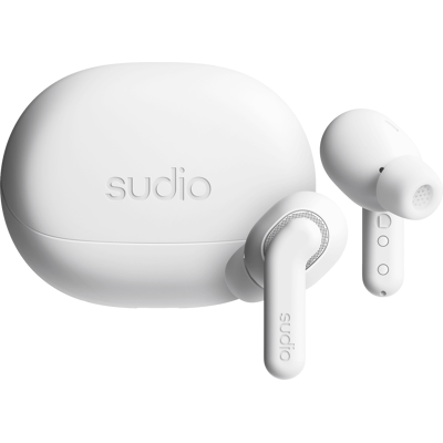 Sudio E4 Pro Trådløse Ørepropper, Hvit Sudio E4 Pro Trådløse Ørepropper, Hvit