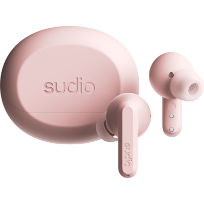 Sudio A3 Pro Trådløse Ørepropper, Rosa Sudio A3 Pro Trådløse Ørepropper, Rosa