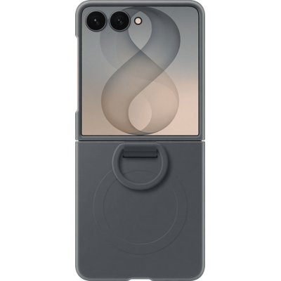 Samsung Magnet Silikondeksel Med Ring Galaxy Z Flip8, Graphite Samsung Magnet Silikondeksel Med Ring Galaxy Z Flip8, Graphite