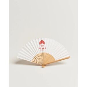Beams Japan Folding Fan White