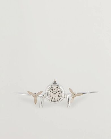 Authentic Models Art Deco Flight Clock Silver
