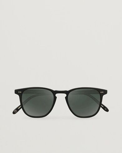 Garrett Leight Brooks 47 Sunglasses Matte Black/Blue Smoke Polarized