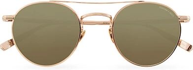 Garrett Leight Limited Edition X Rimowa 49 Sunglasses Flat Green