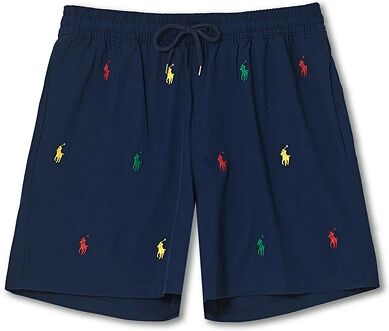 Polo Ralph Lauren Traveller Printer Pony Swim Shorts Newport Navy