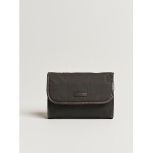 Barbour Lifestyle Wax Hanging Washbag Olive