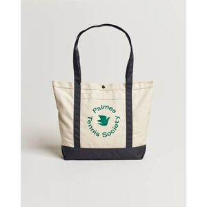 Palmes Society Tote Bag White/Navy