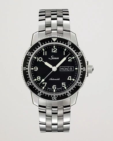 Sinn 104 A Pilot Watch 41mm Steel Link Black