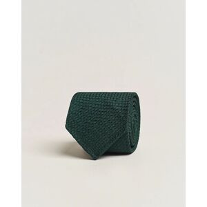 Drake's Silk Grenadine Handrolled 8 cm Tie Green