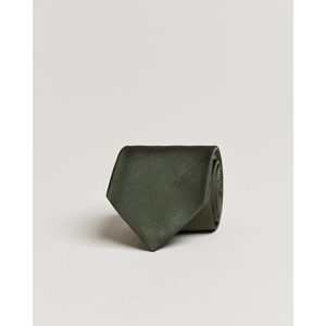 Amanda Christensen Plain Classic Tie 8 cm Olive