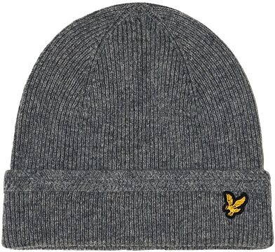 Scott Lyle & Scott Racket Rib Beanie Mid Grey Marl