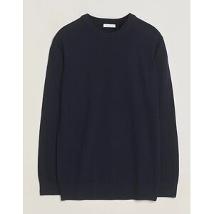 KnowledgeCotton Apparel Regular Merino Knit Crew Neck Total Eclipse