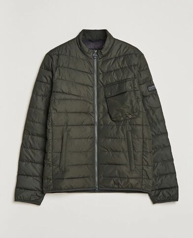 Barbour International Winter Chain Baffle Quilt Jacket Sage