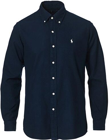 Polo Ralph Lauren Slim Fit Brushed Flannel Shirt Hunter Navy