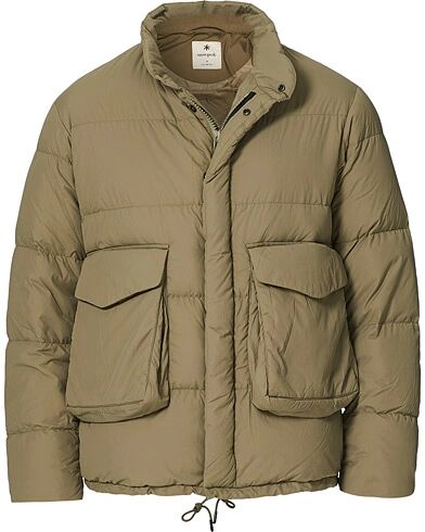 Snow Peak Recycled Nylon Ripstop Down Jacket Beige