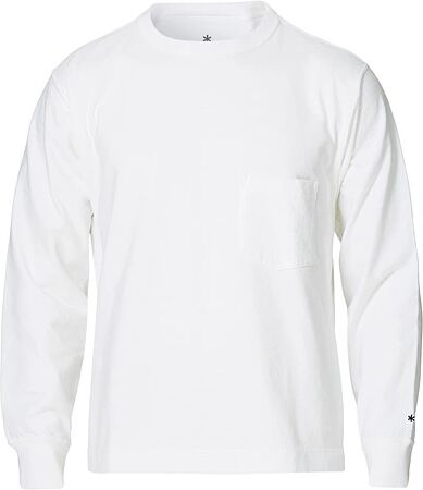 Snow Peak Heavy Cotton Long Sleeve Tee White