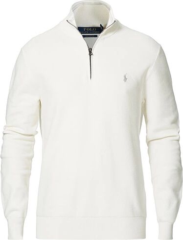 Polo Ralph Lauren Textured Half-Zip Deckwash White