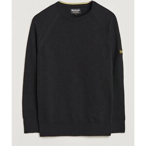 Barbour International Cotton Crew Knit Black