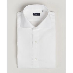 Finamore Napoli Milano Slim Linen Dress Shirt White