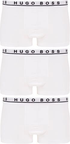 Boss 3-Pack Trunk Boxer Shorts White