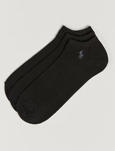 Polo Ralph Lauren 3-Pack Ghost Sock Black