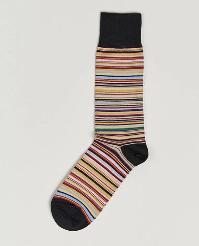 Paul Smith Mulitstripe Socks Black