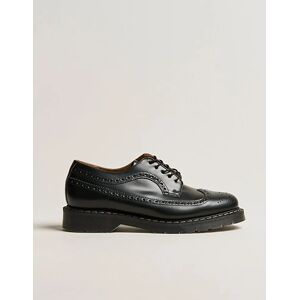 Solovair American Brogue Shoe Black Shine