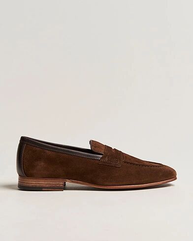 Loake Lifestyle Darwin Loafer Dark Brown Suede