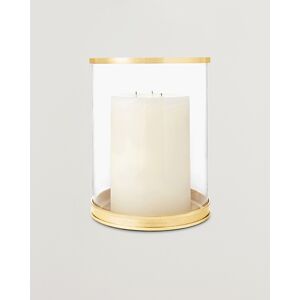 Ralph Lauren Home Modern Medium Hurricane Lamp Brass