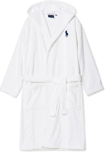 Ralph Lauren Home Polo Player Bathrobe White