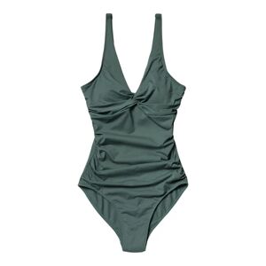 Panos Emporio Simi Solid Swimsuit - Deep Jungle 40