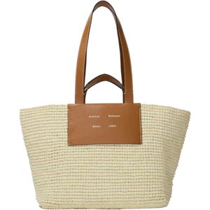 Proenza Schouler White Label Large Morris Tote - Raffia Ivory One Size