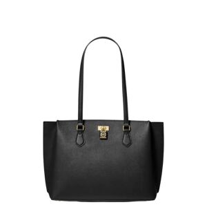 Michael Kors Ruby Large Saffiano Leather Tote Bag - Black/Gold One Size