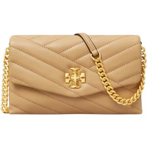 Tory Burch Kira Chevron Chain Wallet - Desert Dune One Size