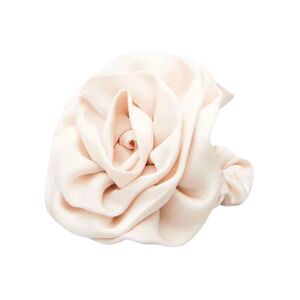 Beck Söndergaard Satin Flower Hair Tie - Birch White One Size